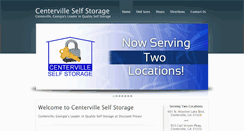 Desktop Screenshot of centervillestorage.net